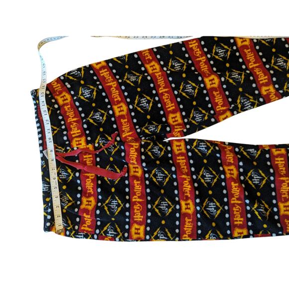 Harry Potter Fleece Pajama Pants Womens Large Lounge Sleep Bottoms Cozy Hogwarts - Picture 10 of 10